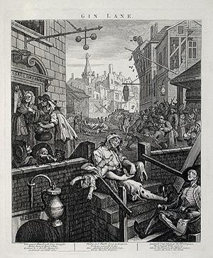 HOGARTH'S GIN LANE